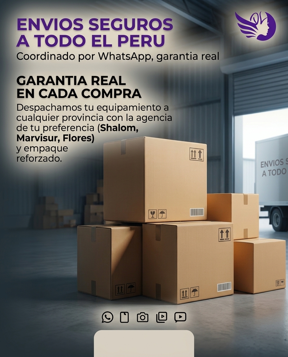 Envíos 100% Seguros a Todo el Perú y Garantía Real