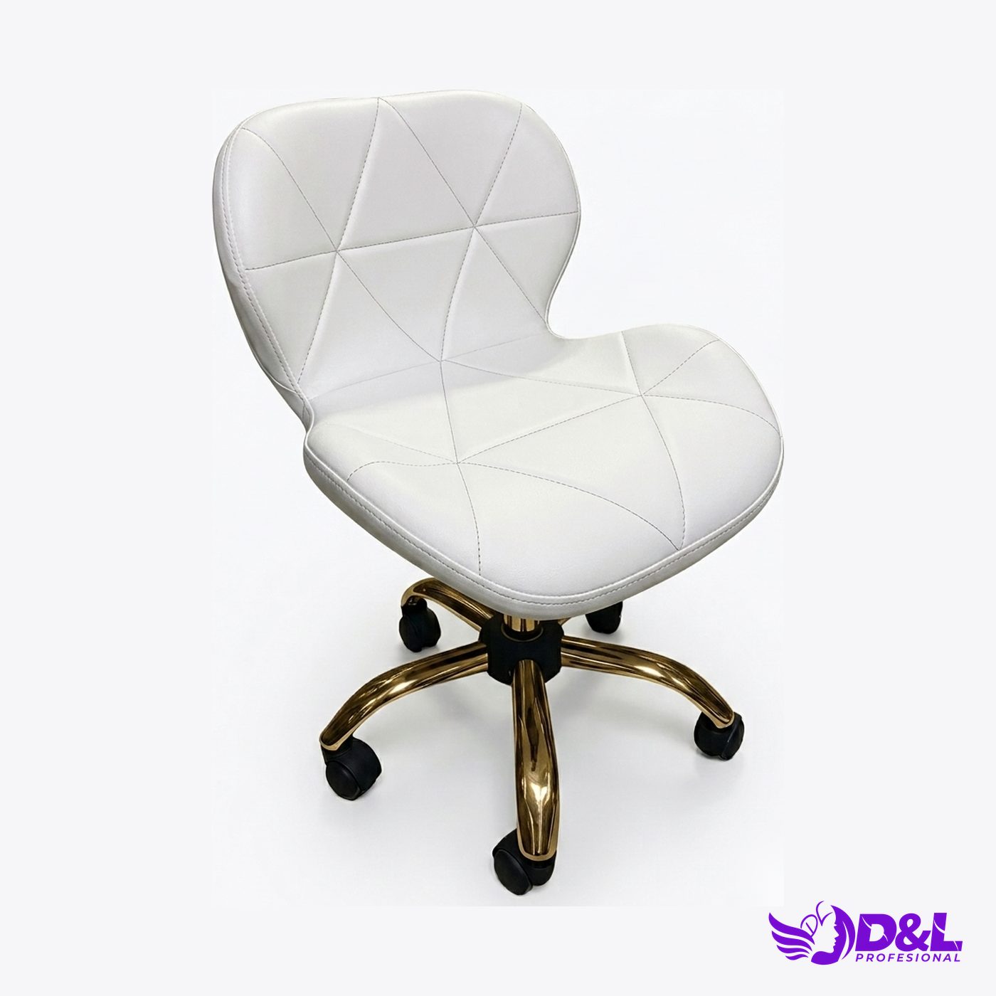 Banquito Giratorio Flower XL-008 con Ruedas
