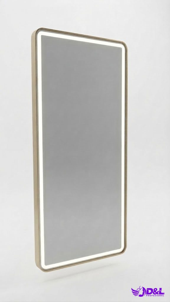 Espejo de Piso Rectangular con Luz LED 170x70cm