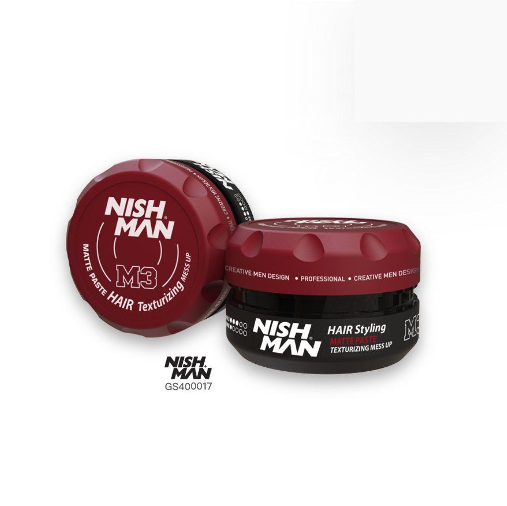 Nishman Cera para Peinar Texturizador en Pasta Mate M3 100ml.