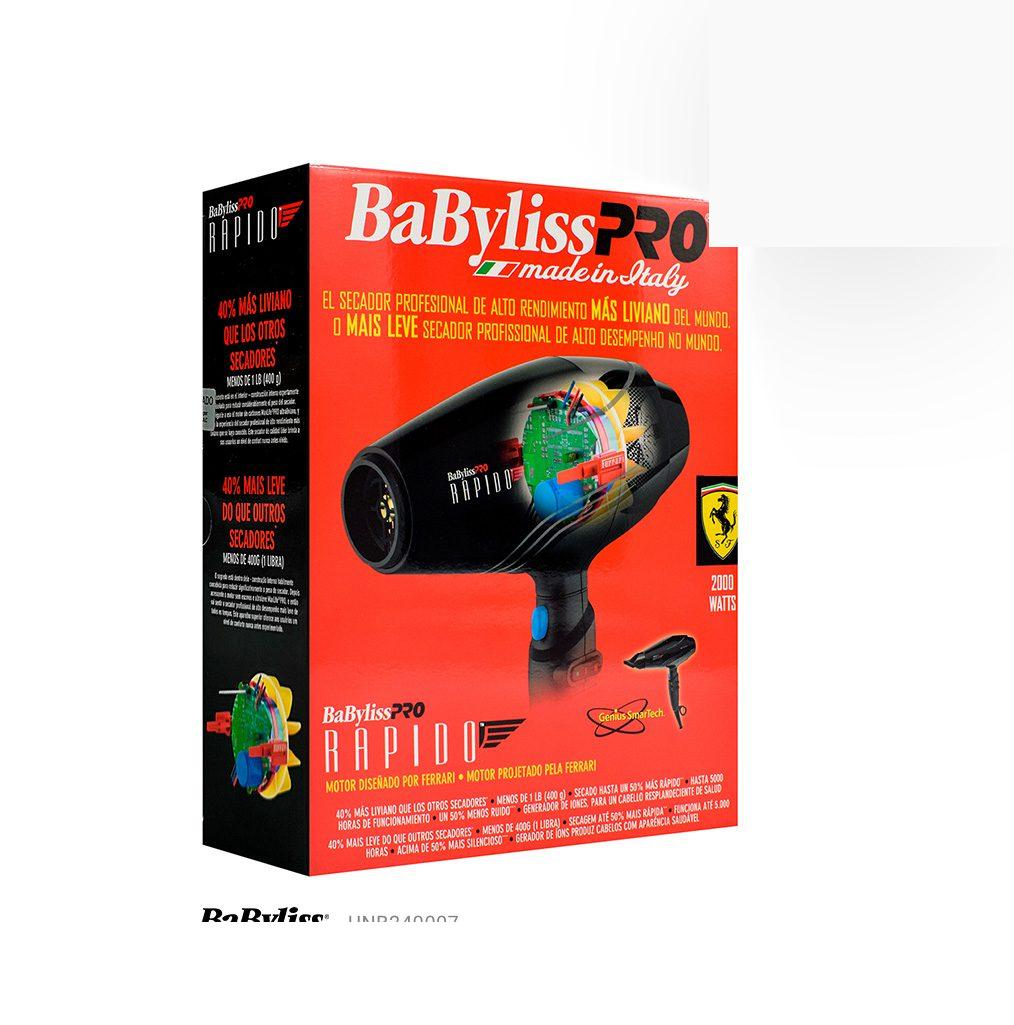 Secadora de Cabello Profesional Babyliss «Rapido» BABF7000PE