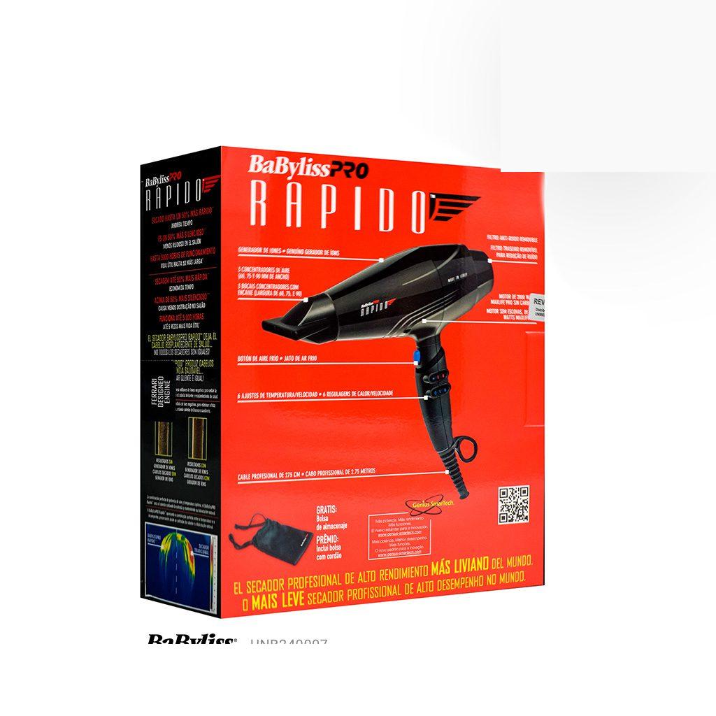 Secadora de Cabello Profesional Babyliss «Rapido» BABF7000PE 2