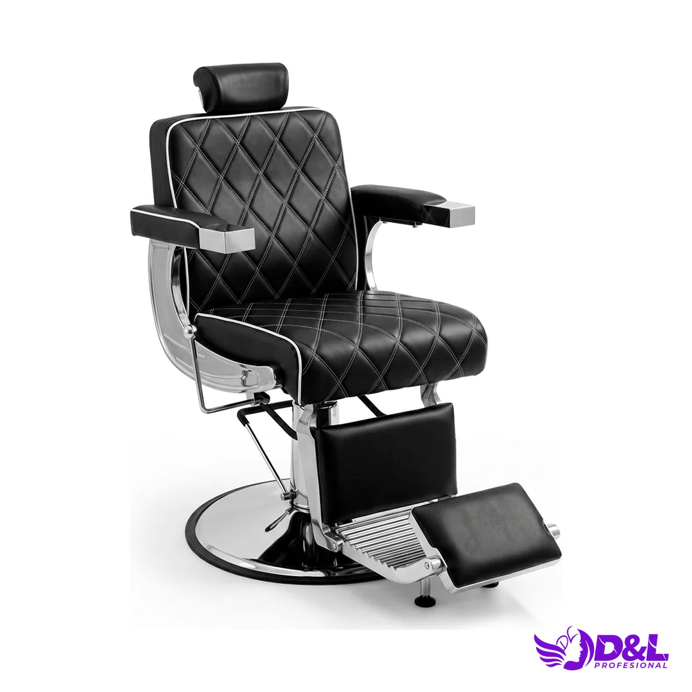Sillón de Barbería Luxury Negro