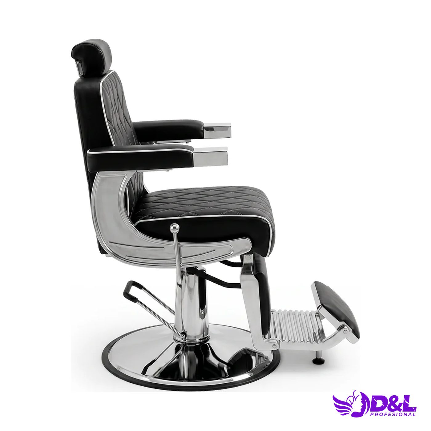 Sillón de Barbería Luxury Negro 2