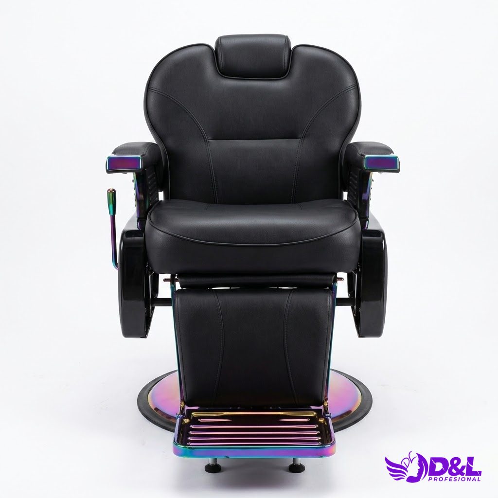 Sillón de Barbería Moderno Tornasol Holográfico 2