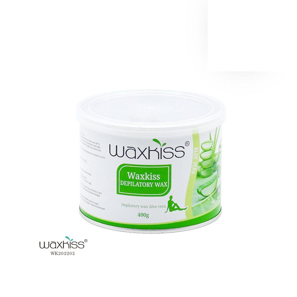 Waxkiss Cera Depiladora Profesional Aloe Vera 400gr.